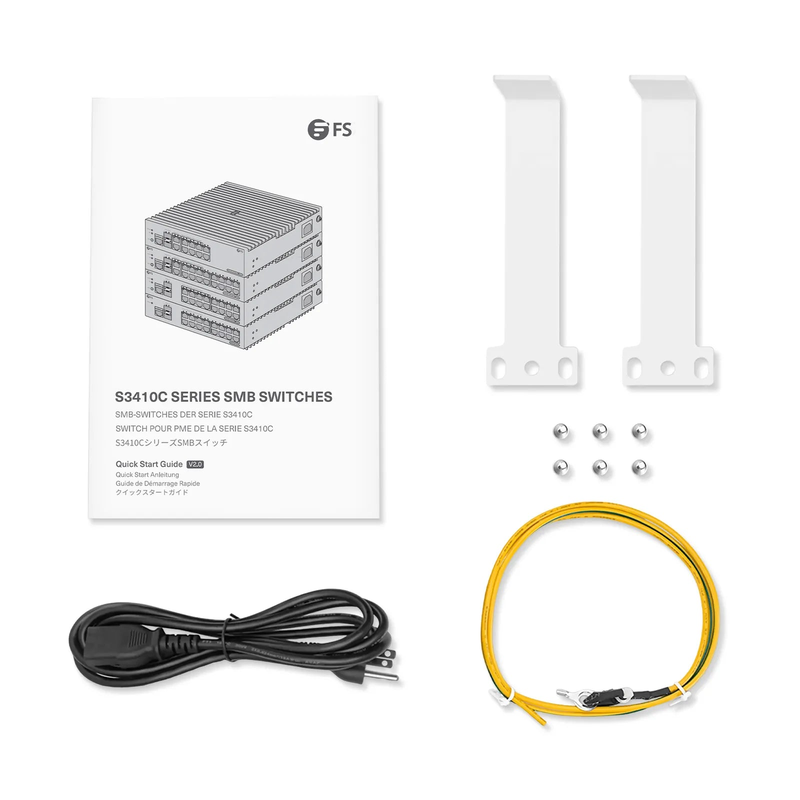 S3410C-8TMS-P, 8-Port Gigabit Ethernet L2+ PoE+ Switch, 8 x PoE+ Ports@125W, 2 x 5Gb RJ45, with 2 x 10Gb SFP+ Uplinks, PicOSÂ®, Support MLAG, Broadcom Chip, Fanless