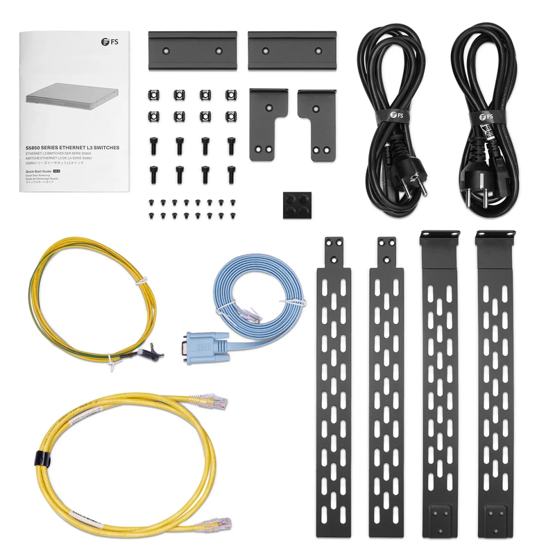 S5850-48S8C, 48-Port Ethernet L3 Switch, 48 x 10Gb SFP+, with 8 x 100Gb QSFP28, Support MPLS&MLAG