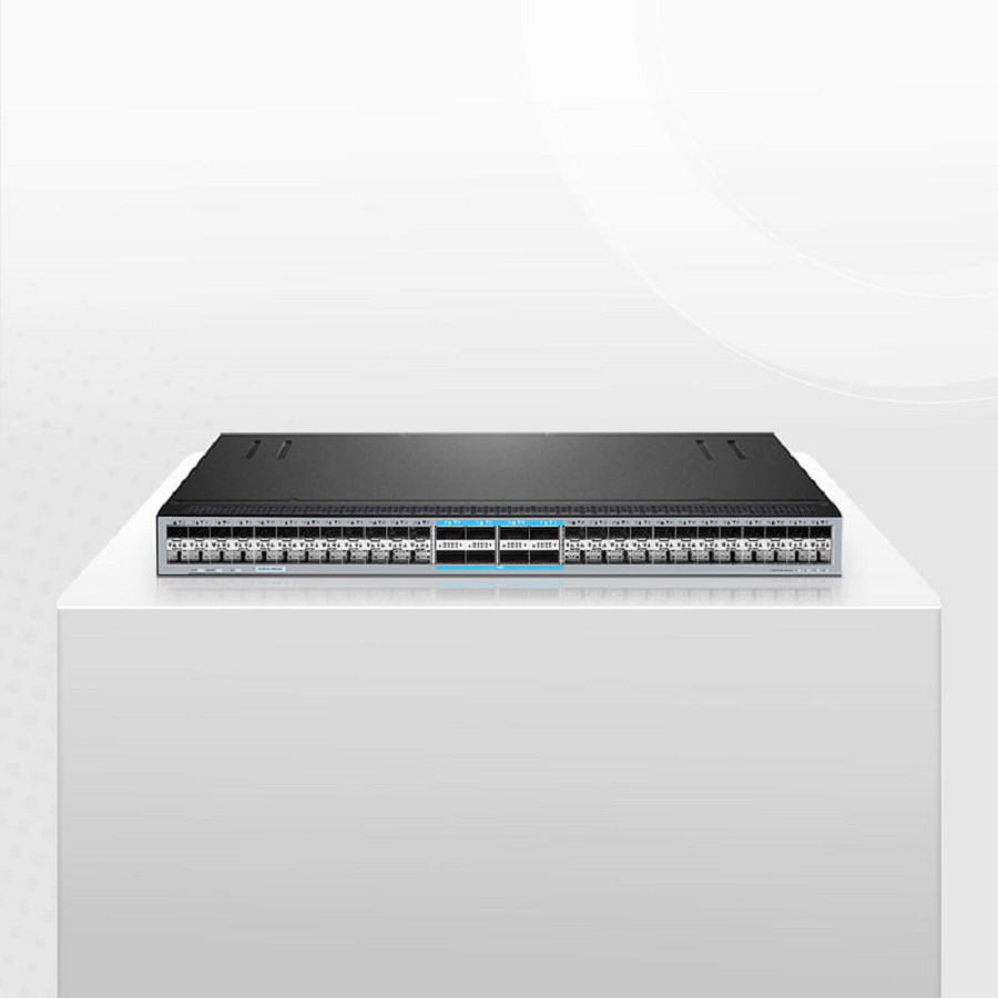 S5850-48B8C, 48-Port Ethernet L3 Switch, 48 x 25Gb SFP28, with 8 x 100Gb QSFP28, Support MPLS&MLAG
