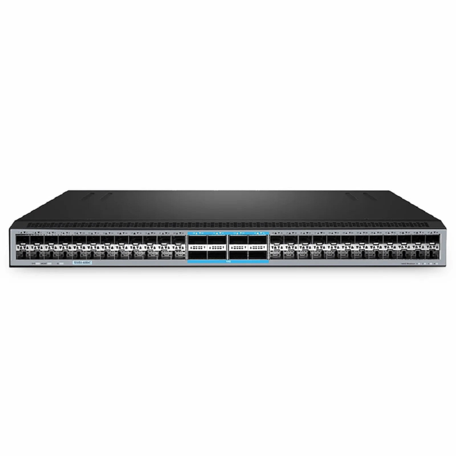 S5850-48B8C, 48-Port Ethernet L3 Switch, 48 x 25Gb SFP28, with 8 x 100Gb QSFP28, Support MPLS&MLAG