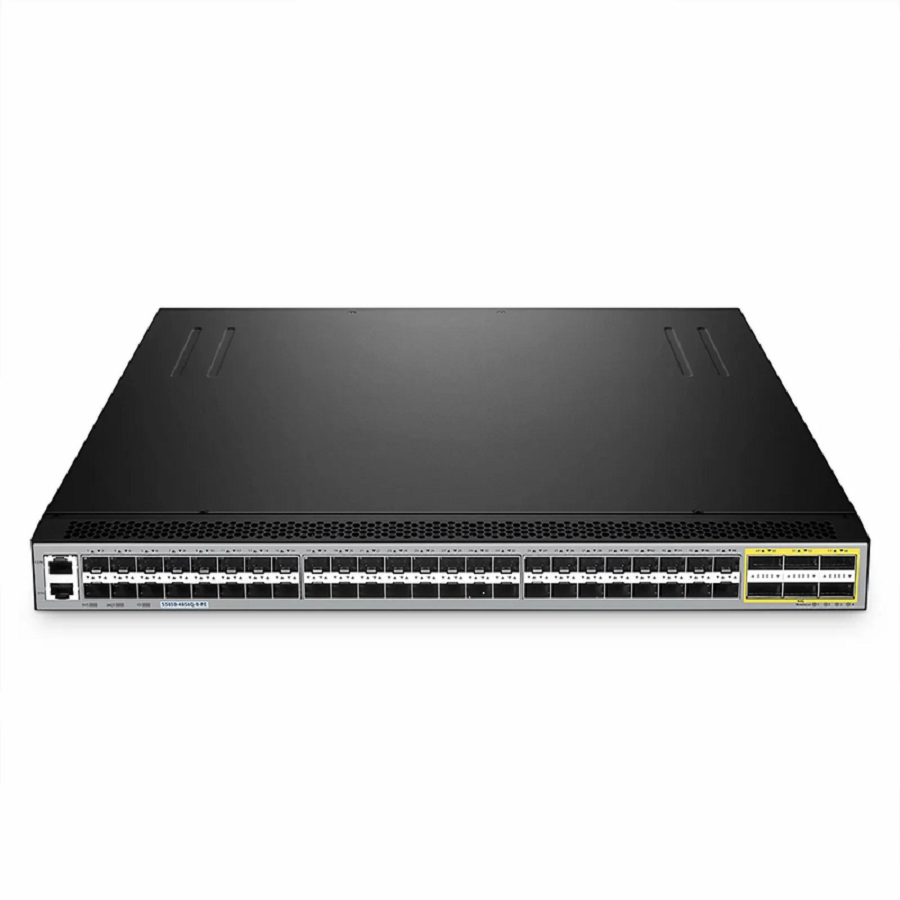 S5850-48S6Q-R, 48-Port Ethernet L3 Switch, 48 x 10Gb SFP+, with 6 x 40Gb QSFP+, Support MPLS&MLAG