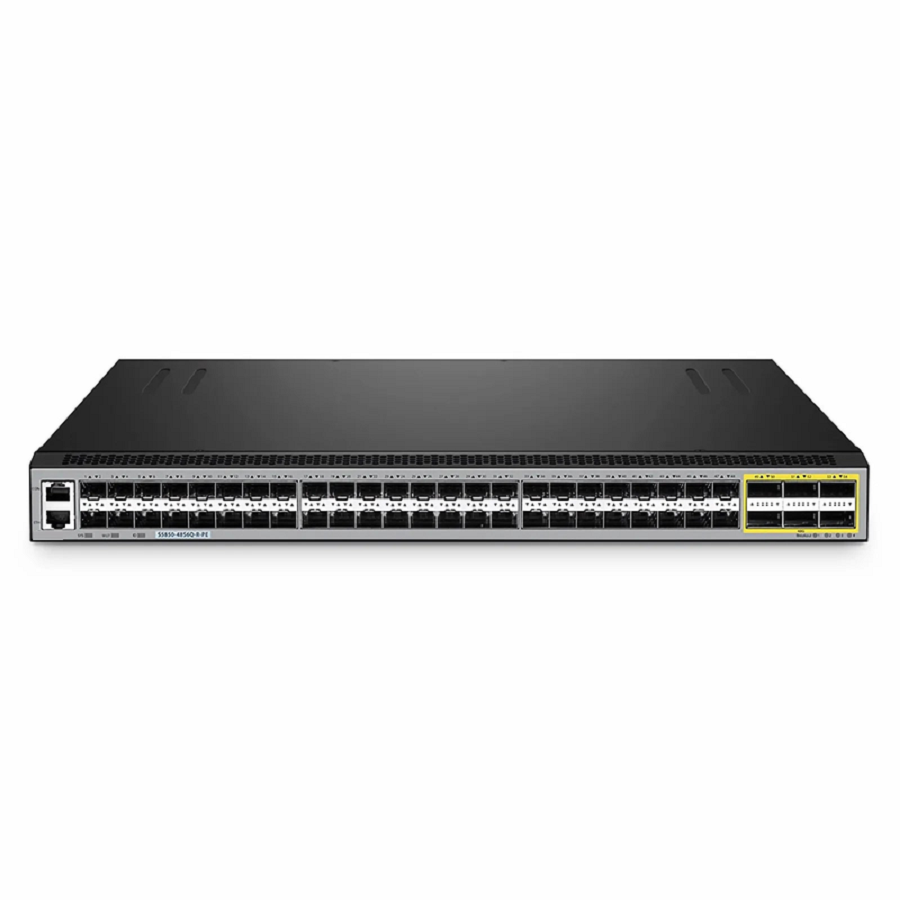 S5850-48S6Q-R, 48-Port Ethernet L3 Switch, 48 x 10Gb SFP+, with 6 x 40Gb QSFP+, Support MPLS&MLAG
