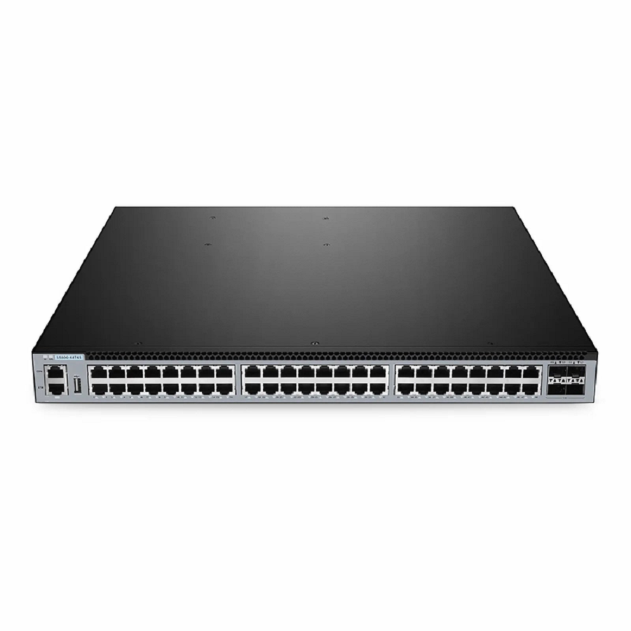 S5800-48T4S, 48-Port Gigabit Ethernet L3 Switch, 48 x Gigabit RJ45, with 4 x 10Gb SFP+, Support MLAG