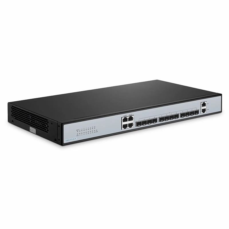 S3950-4T12S-R, 12-Port Ethernet L2+ Managed Switch, 12 x 10Gb SFP+, with 4 x Gigabit RJ45, Support MLAG