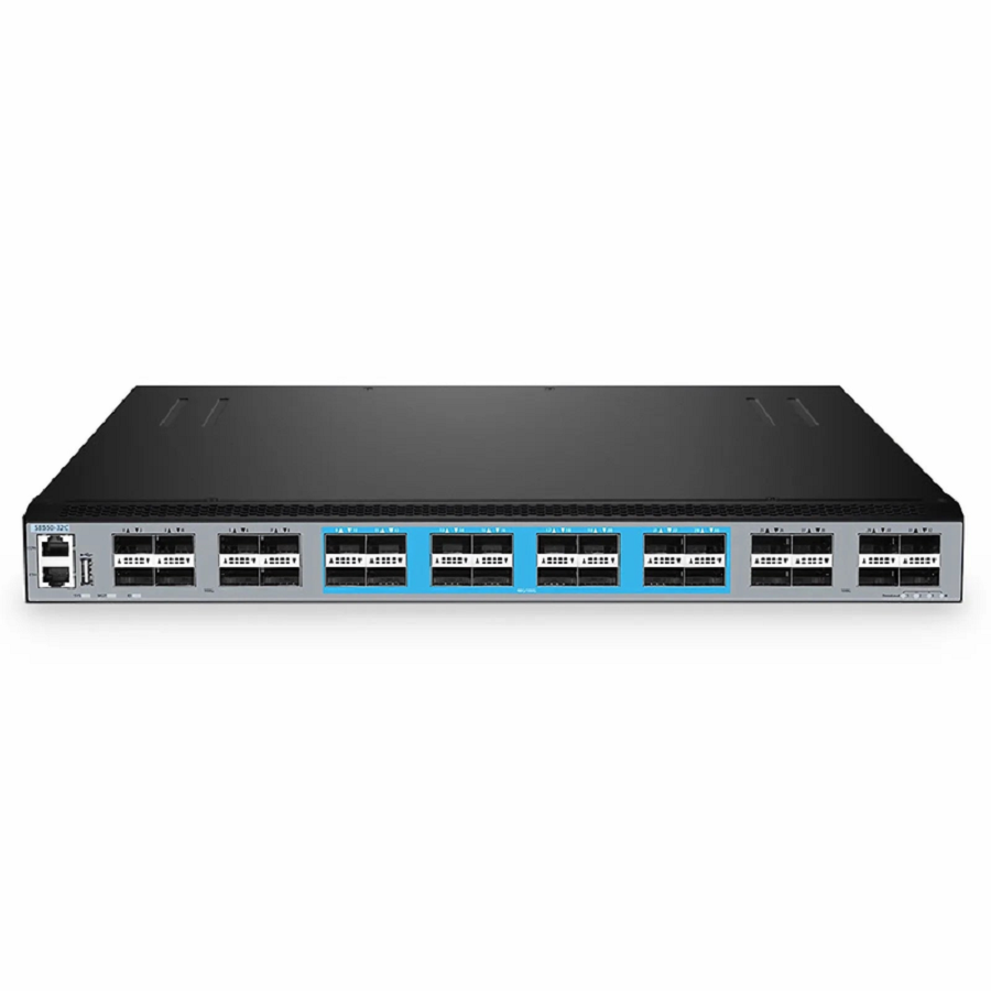 S8550-32C, 32-Port Ethernet L3 Switch, 32 x 100Gb QSFP28, Support MPLS&MLAG, Hyper-Converged Infrastructure