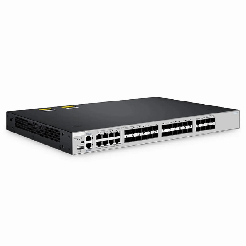 S5810-28FS, 28-Port Gigabit Ethernet L3 Switch, 20 x 1Gb SFP, 8 x 1G RJ45/SFP Combo Ports, with 4 x 10Gb SFP+ Uplinks, Stackable Switch, Broadcom Chip