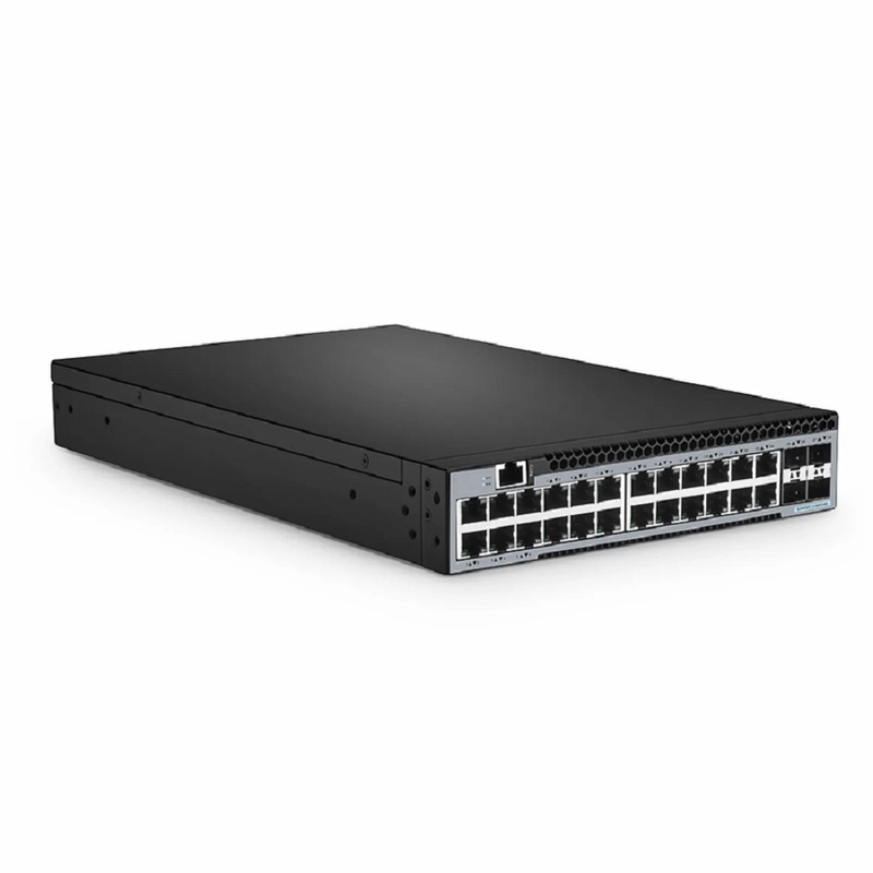 S5850C-12XMS2C, 12-Port Ethernet L3 Half-width Switch, 12 x 10Gb SFP+, 12 x 10GBase-T/Multi-Gigabit, with 2 x 100Gb QSFP28 Uplinks, AV over IP, Support MLAG