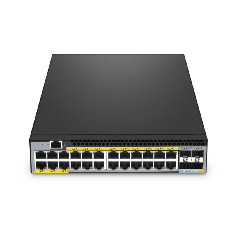 S5460C-14C, 18-Port Ethernet L3 Half-Width Switch, 14 x 100Gb QSFP28, with 4 x 25G SFP28, AV over IP, Support MLAG