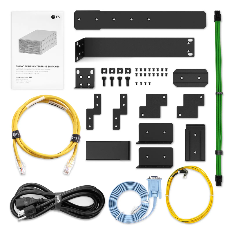 S5850C-24XMG2C, 24-Port Ethernet L3 Half-width Switch, 24 x 10GBase-T/Multi-Gigabit, with 2 x 100Gb QSFP28 Uplinks, AV over IP, Support MLAG