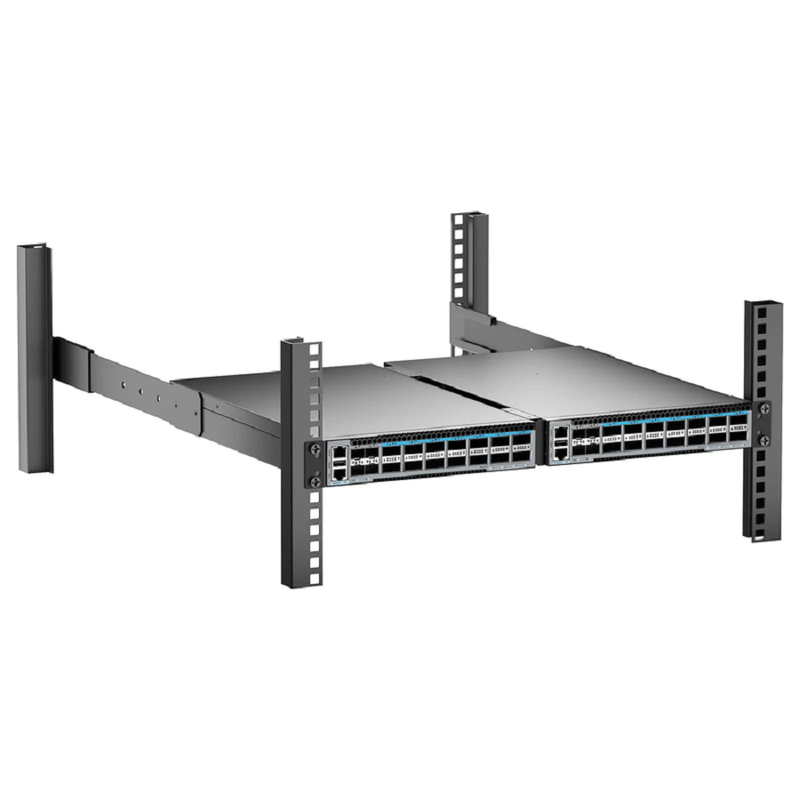 S5850C-24S2C, 24-Port Ethernet L3 Half-width Switch, 24 x 10Gb SFP+, with 2 x 100Gb QSFP28 Uplinks, AV over IP, Support MLAG