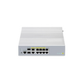 S3100-8TMS-P, 8-Port Gigabit Ethernet L2+ PoE+ Switch, 6 x PoE+ Ports, 2 x 5Gb PoE+ Ports@125W, 2 x 1Gb RJ45, with 2 x 10Gb SFP+ Uplinks, Broadcom Chip, Fanless