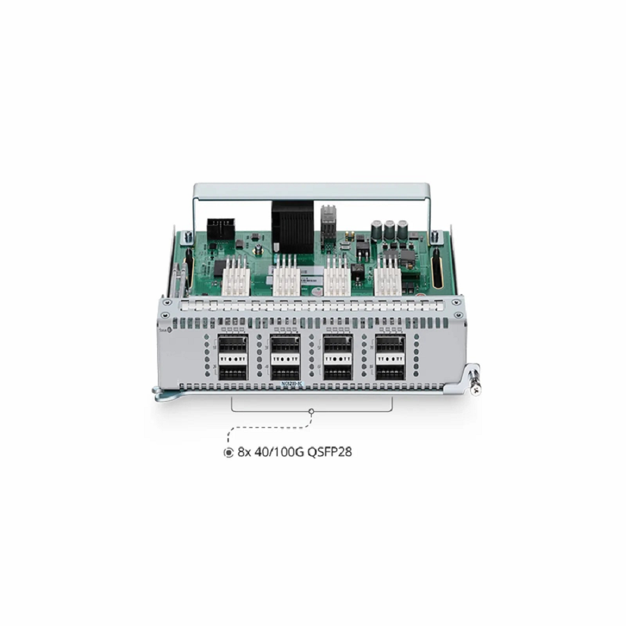 NC8200-8C, 8-Port 100Gb QSFP28 Line Card for Data Center Chassis Switch NC8200-4TD