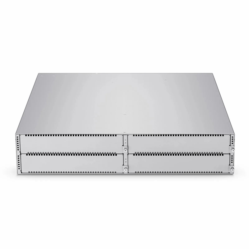 NC8200-4TD, 4-Slot 2U Ethernet L3 Data Center Chassis Switch Unloaded, with 4x 25/40/100Gb Line Cards, Support MLAG/Stacking, Broadcom Chip