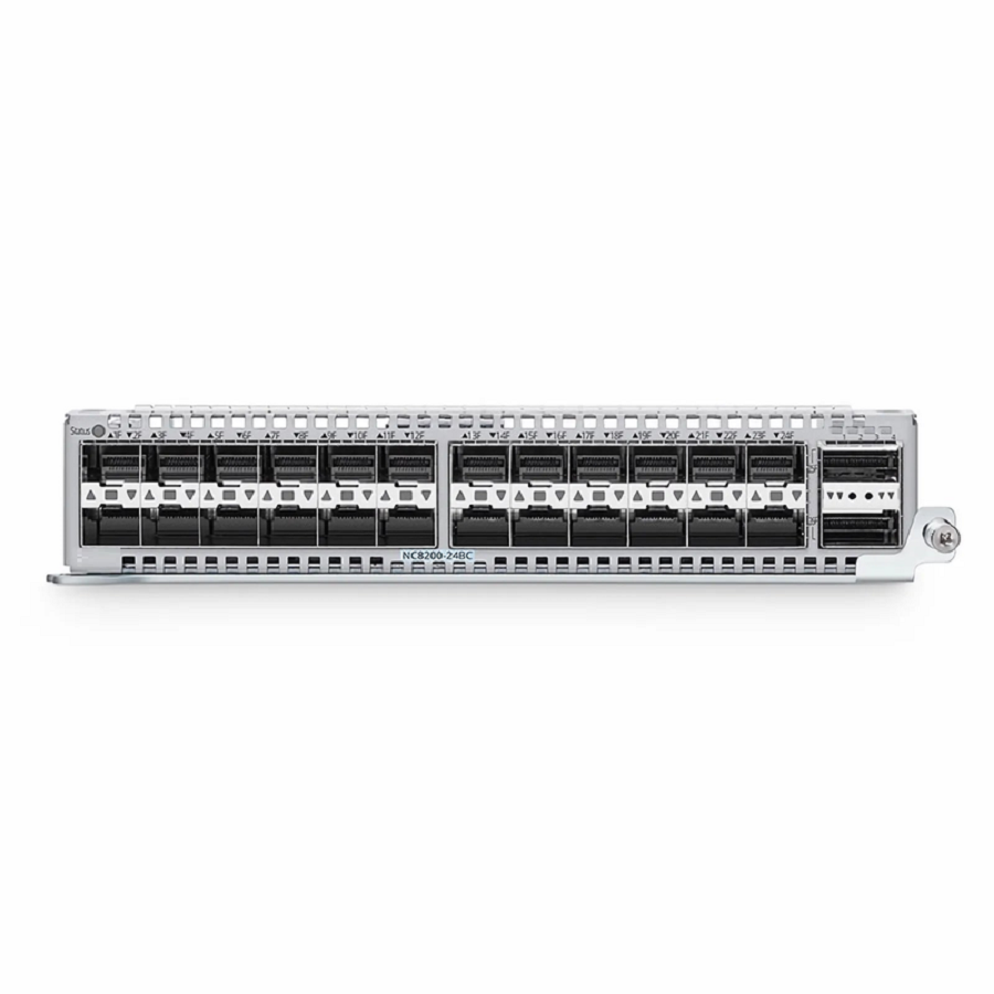 NC8200-24BC, 24-Port 25Gb SFP28 Line Card, with 2 x 100Gb QSFP28 for Data Center Chassis Switch NC8200-4TD