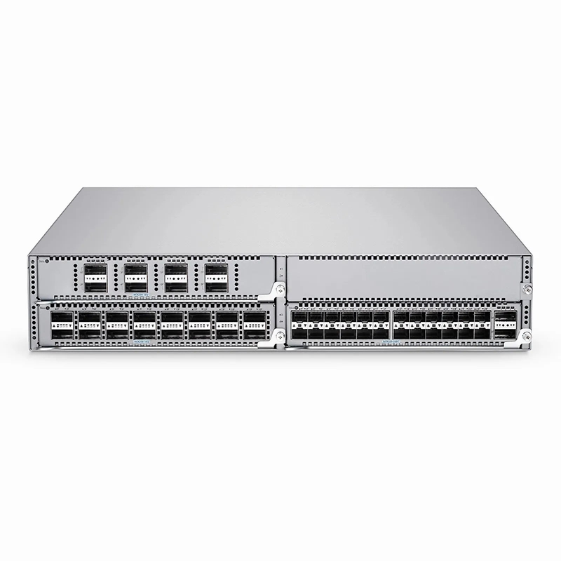 NC8200-4TD, 4-Slot 2U Ethernet L3 Data Center Chassis Switch Unloaded, with 4x 25/40/100Gb Line Cards, Support MLAG/Stacking, Broadcom Chip