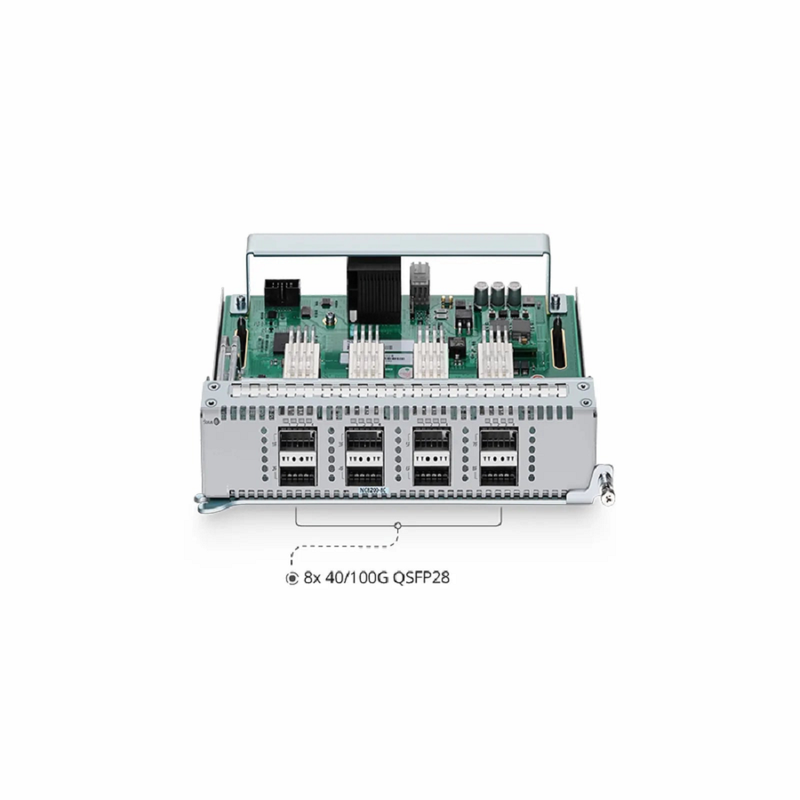 NC8200-8C, 8-Port 100Gb QSFP28 Line Card for Data Center Chassis Switch NC8200-4TD