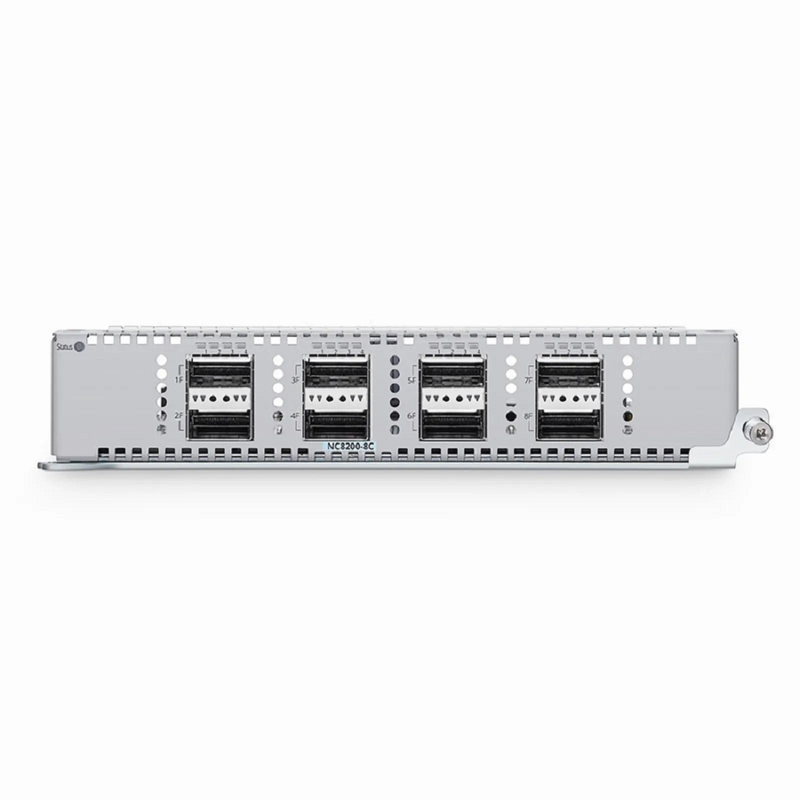 NC8200-8C, 8-Port 100Gb QSFP28 Line Card for Data Center Chassis Switch NC8200-4TD