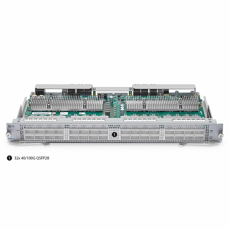 NC8400-32C, 32-Port 100Gb QSFP28 Line Card for Data Center Chassis Switch NC8400-4TH
