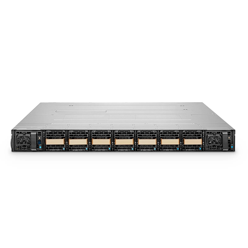 MQM9700-NS2F, NVIDIA® 64-Port NDR 400G InfiniBand Data Center Switch, 32 OSFP Ports, Managed, x86 Dual Core, NVIDIA Quantum™-2 Chip, P2C Airflow