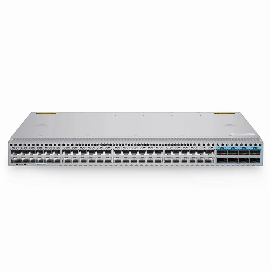 N8560-48BC, 48-Port Ethernet L3 Data Center Switch, 48 x 25Gb SFP28, with 8 x 100Gb QSFP28, Support MLAG/Stacking, Broadcom Chip, Front-to-Back Airflow