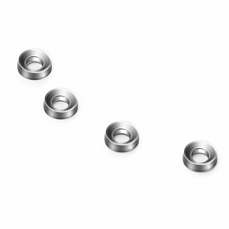 M6×20mm Screw and Nut, Nickel-plated, Silver, 50pcs/Pack