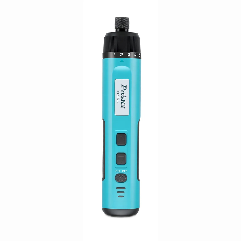 Pro's Kit® 3.6V Cordless Electric Screwdriver with 28 Bits, 1 Bit Holder and 1 USB Cable, 1/4'', 2000mAh Lithium-ion Battery PT-1366U