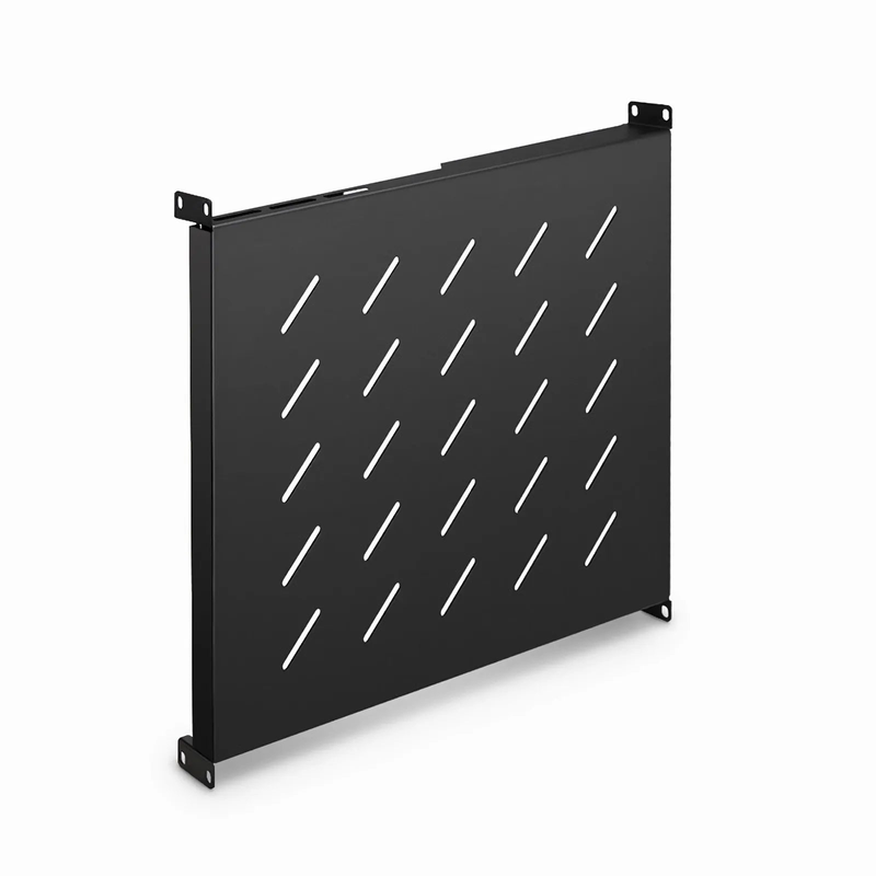 1U 19'' Vented Cantilever Fixed Shelf, SPCC, 21"(550mm) Deep, 132lbs (60kg) Capacity