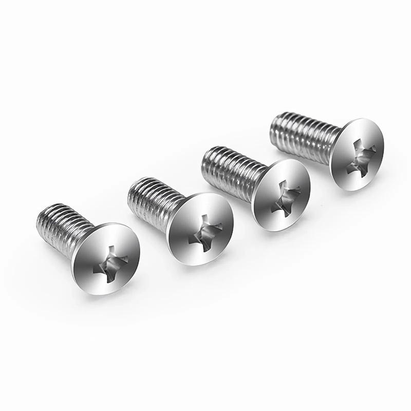 M6×16mm Model Screw and Nut, Nickel-plated, Silver, 50pcs/Pack