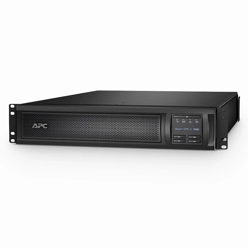 APC® Smart-UPS X 3000VA Rack/tower Convertible UPS, 8x C13+1x C19 IEC Outlets，Network Card and 1 Backup Battery Included