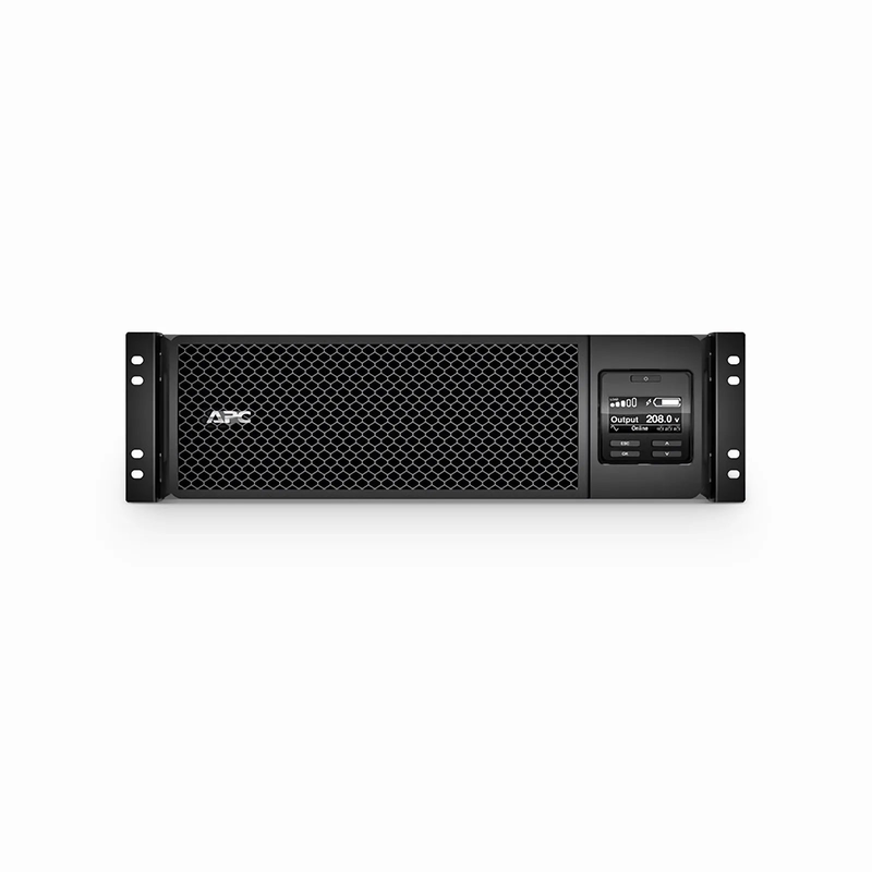 APC® Smart-UPS On-Line 5000VA Rackmount 3U UPS, 4x C13+4x C19 IEC Outlets, Network Card+SmartSlot and 3 Backup Batteries Included