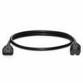 3ft (0.9m) IEC60320 C14 to IEC60320 C15 14AWG 250V/15A Power Cord, Black