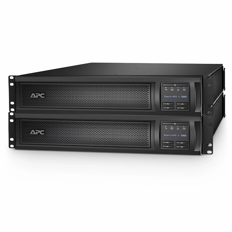 APC® Smart-UPS X 3000VA Rack/tower Convertible UPS, 8x C13+1x C19 IEC Outlets，Network Card and 1 Backup Battery Included