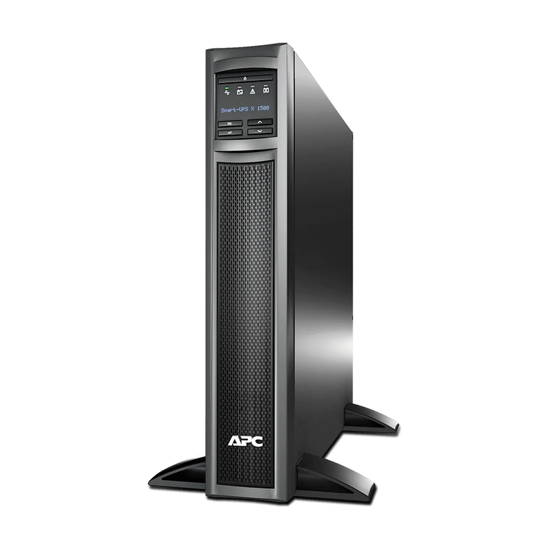 APC Smart-UPS X, Line Interactive, 1500VA/1350W, 120V, 8 x NEMA 5-15R Outlets, SmartConnect & SmartSlot, 1 Replaceable Battery Module Included, Rack 2U/Tower Convertible