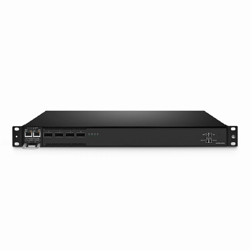 DCP920-D08PA, 8 Channel 100G DWDM PAM4 Active Multiplexer, C45-C60, 8 x 100G QSFP28, Single Fiber, Side-A, with Built-in 100G PAM4 Module, 1U Rack Mount, 0-80km, Support AmpCon-T/Web Network Management