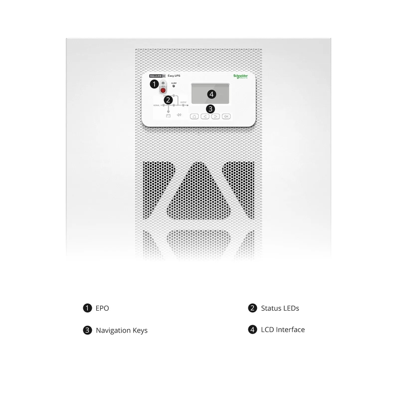 APC Easy UPS 3S, 40kVA/40kW, 208V, Hard Wire 4-wire Output (3PH+ G), Parallel up to 4UPSs