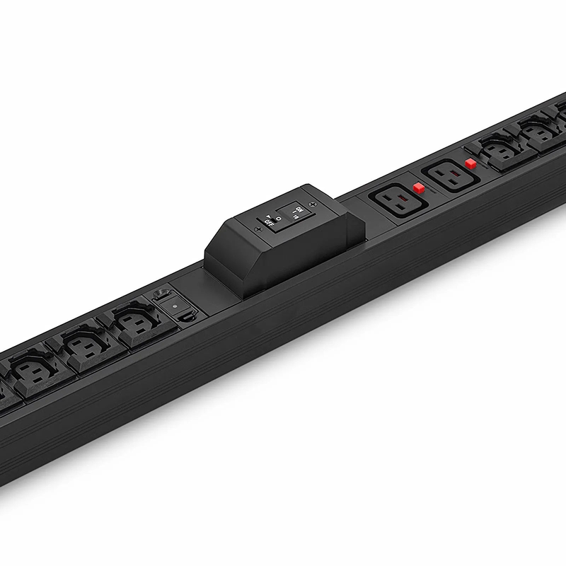 7.36kW Single-Phase 32A/230V Basic Rack PDU, 20 x C13 & 4 x C19 Outlets, IEC309 32A 2P + E Plug, 10ft Cord, 0U Vertical