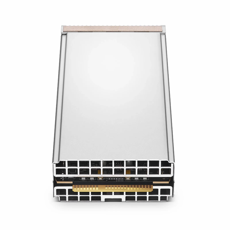 D6000 4ME4C 400G Muxponder, 4 x 100G QSFP28 to 1 x 400G QSFP-DD for D6000-CH1U Managed Chassis