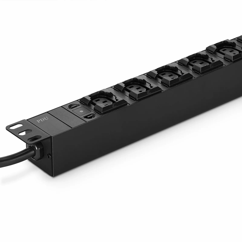 1.92kW Single-Phase 16A/120V Basic Rack PDU, 6 x C13 & 2 x C19 Outlets, IEC320 C20 Plug, 10ft Cord, 1U Rack-Mount