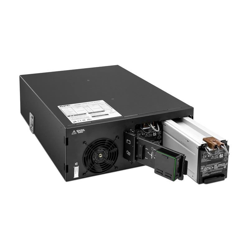 APC Smart-UPS On-line, 6kVA/6kW, 208V, 6 x C13 & 4 x C19 Outlets, Network Card & SmartSlot, 2 Replaceable Battery Modules Included, Rack 4U/Tower Convertible