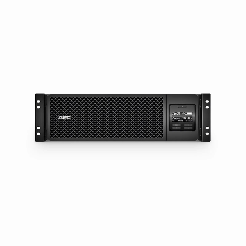 APC® Smart-UPS On-Line 5400VA Rackmount 3U UPS, 2x L6-20R+2x L6-30R NEMA Outlets, Network Card+SmartSlot and 1 Backup Battery Included