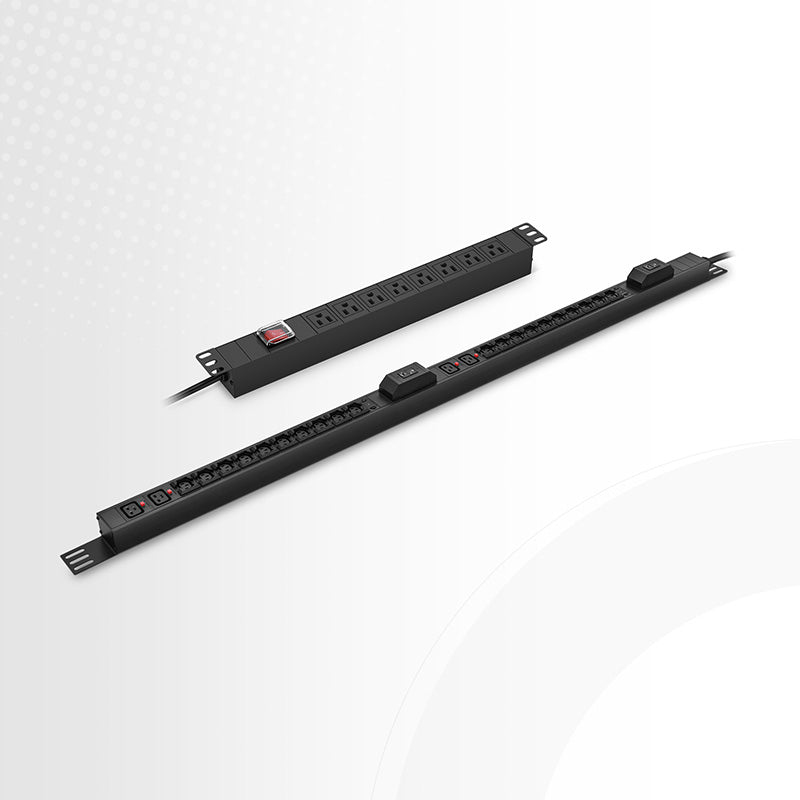 14.49kW Single-Phase 63A/230V Basic Rack PDU, 21 x C13 & 6 x C19 Outlets, IEC309 63A 2P + E Plug, 10ft Cord, 0U Vertical