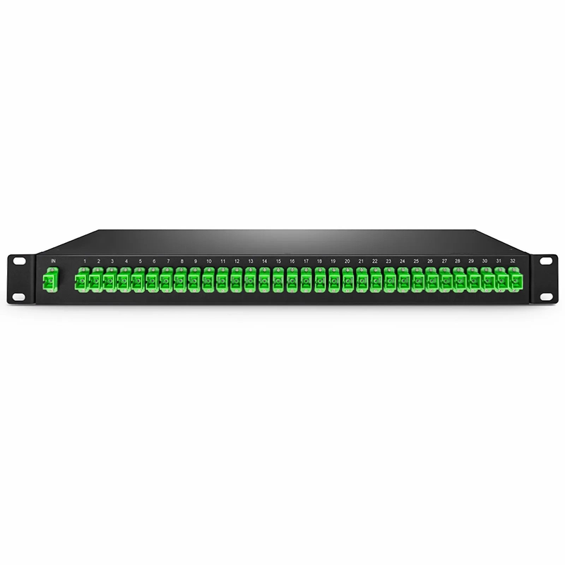 1 x 32 PLC Fiber Splitter, 1U 19" Rack Mount, SC/APC, Singlemode