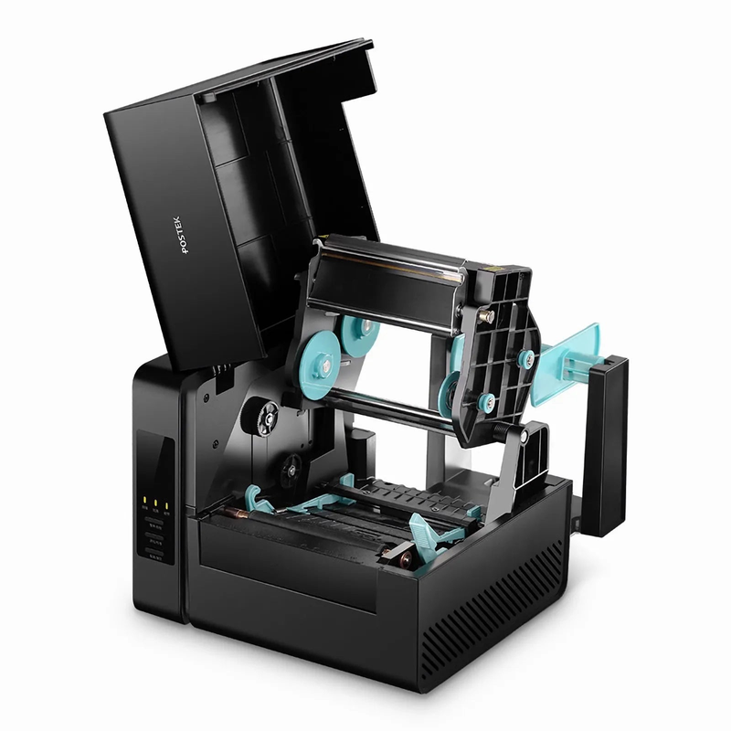 Postek E300i Commercial Label Printer with HEAT™, 4.5" Color LCD Touch Screen, 300dpi, 4ips Print Speed