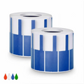 0.94in.W x 2.75in.L Printable P-Flag Labels, PET, Reel, Blue, 1000Labels/Roll