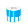 0.94in.W x 2.75in.L Printable P-Flag Label, PET, Reel, Blue, 500Labels/Roll