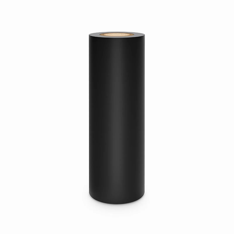 Thermal Transfer Wax/Resin Ribbon, 1"Core Ink Out, 1 Roll 4.33" x 984.25' (110mm x 300m), Black