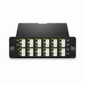 FHD™ MTP®-LC Cassette, OM5 Multimode, Type AF, 24 Fibers, MTP®-24 (Male) to 12 x LC Duplex, 0.35dB Max.