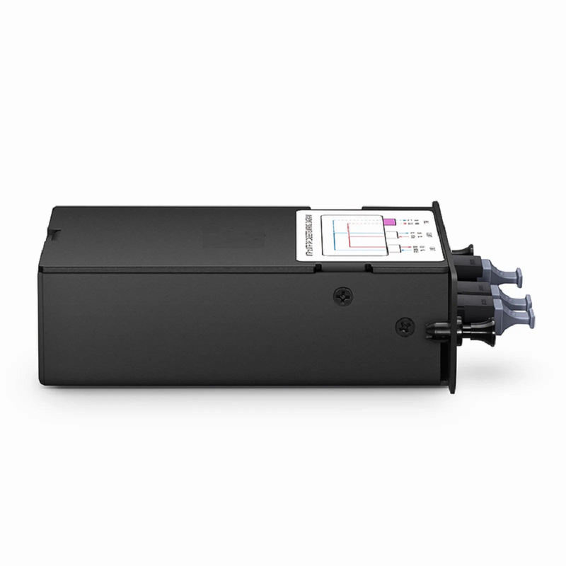 FHD™ MTP® TAP Cassette, OS2 Single Mode, 2 x MTP®-12 Male Live Ports, MTP®-12 Male TAP Port, 50/50 Split Ratio (Live/TAP), 40/100G
