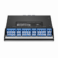 FHZ™ MTP®-LC Cassette, OS2 Singlemode, Universal, 36 Fibers, 3 x MTP®-12 (Male) to 6 x LC Duplex and 6 x LC Quad (Blue), 0.35dB Max.