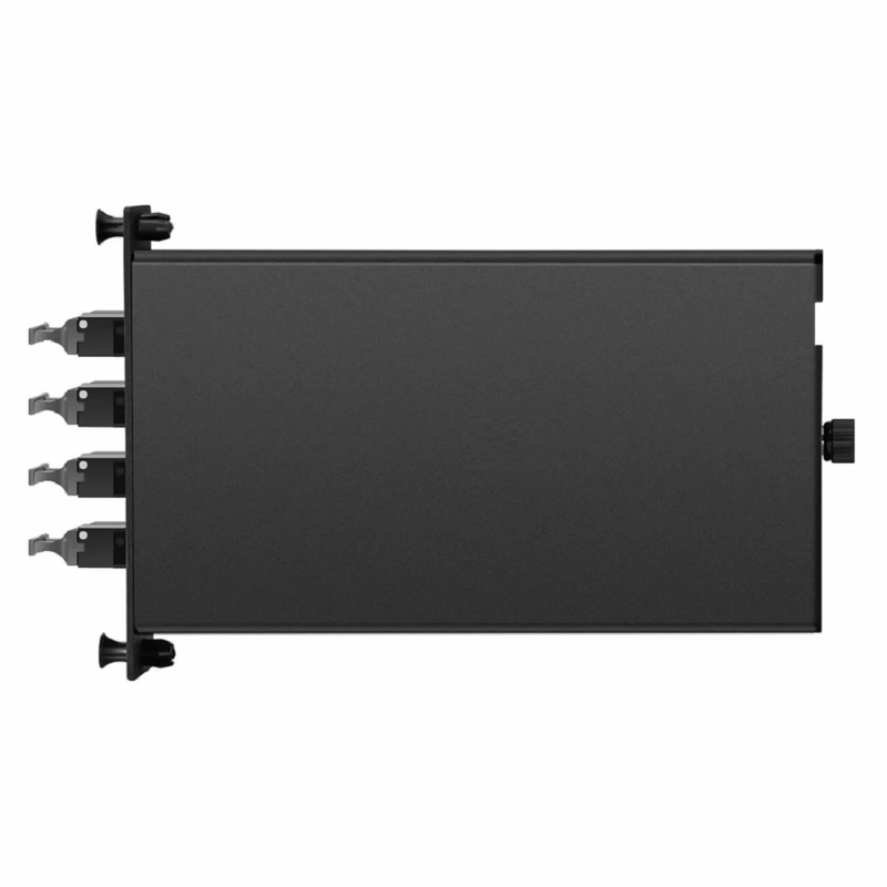 FHD™ LC Splice Cassette with Pigtails, 24 Fibers OM4 Multimode,12 x LC UPC Duplex (Aqua), 0.3dB Max.
